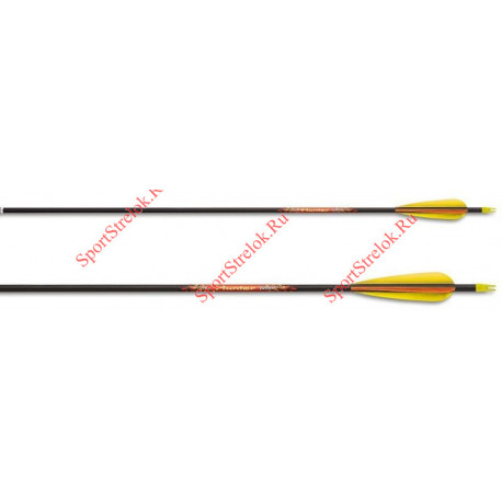 Стрелы Beman ICS HUNTER JR 30-40 LBS 3" VANES,28" LOOSE CB INSERT 12/PK